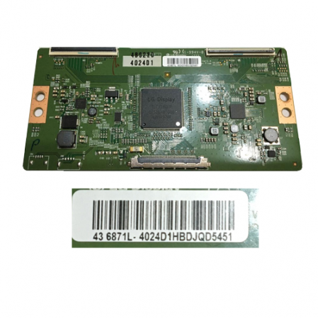 Placa T-Con Telefunken Aurum 43 UHD 6871L SWAP