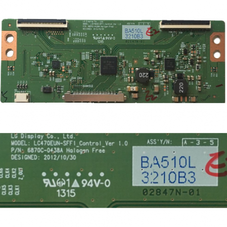Placa Tcon 7870C-0438A SHARP VES315UNVL-01