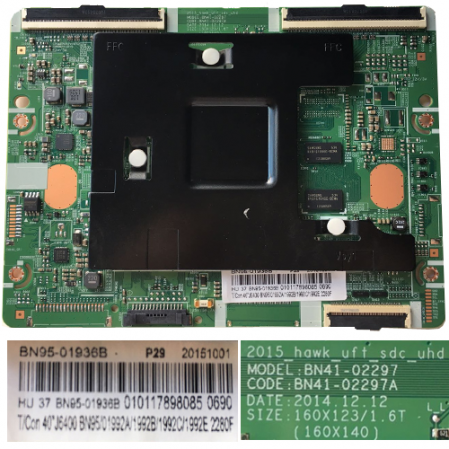 Placa Tcon BN95-01936B SAMSUNG UE40JU6400K