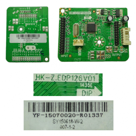 Placa T-Con HK-ZEPD126V01 Nevir NVR7509 16HD-N SWAP