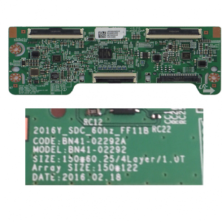 Placa T-Con SAMSUNG UE40K5570SU BN41-02292A
