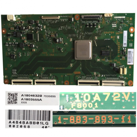Placa Tcon Sony1-883-893-11 KDL-40HX720    SWAP
