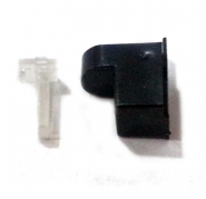 Plastico Sujeción de Bisagra Nintendo 3DS XL