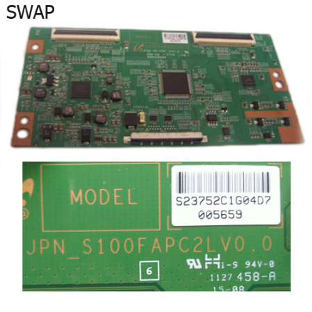 Plca TCon JPN_S100FAPC2LVO.O TOSHIBA 40RL838 SWAP
