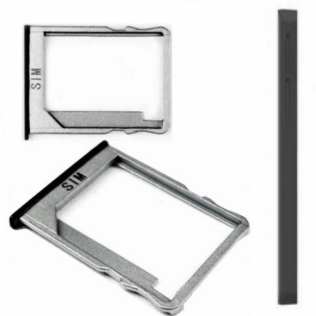 Porta Sim Negro Bq Aquaris M4.5, M5, A4.5...
