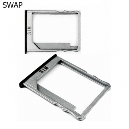 Porta Sim Negro Bq Aquaris M4.5, M5, A4.5... SWAP