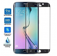 Protector Cristal Templado Samsung Galaxy S7 Edge Curvado Negro