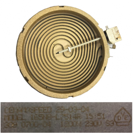 Resistencia Zanussi ZKT 623 LX 165N8-L7514R 16cms SWAP