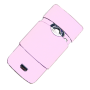 Tapa Bateria Nokia 6680 rosa(swap)