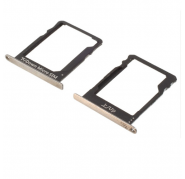 Tarjetero Sim y Sd Huawei P8 Lite Dorado
