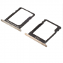 Tarjetero Sim y Sd Huawei P8 Lite Dorado