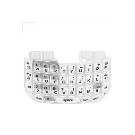 Teclado Blackberry 8520 Exterior Blanco