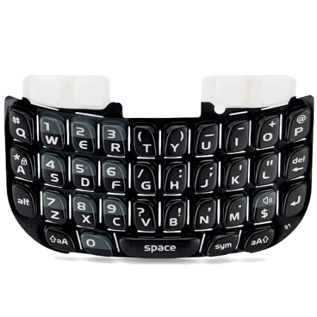 Teclado Blackberry 8520 Exterior Negro