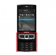 Teclado completo NOKIA N95 8gb negro/plata ext./int.