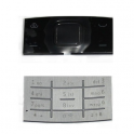 Teclado completo NOKIA X3 negro-plata