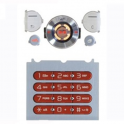 Teclado Completo Sonyericsson W580 Blanco/Naranja