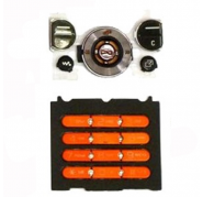 Teclado Completo Sonyericsson W580 Negro/Naranja Teclado Completo Sonyericsson W580 Negro/Naranja