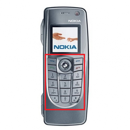 Teclado Exterior Nokia 9300 Plata