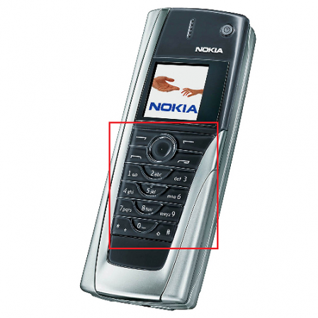 Teclado Exterior Nokia 9500 Negro