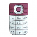 Teclado Nokia 2760 Plata/Rojo