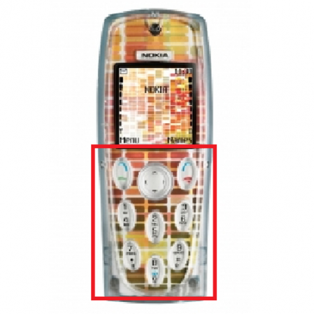 Teclado Nokia 3200