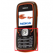 Teclado Nokia 5500 con Ventana Roja