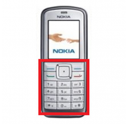 Teclado Nokia 6070 Plata