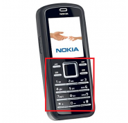 Teclado nokia 6080 transparente/plata Teclado nokia 6080 transparente/plata
