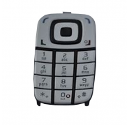 Teclado Nokia 6101 Plata
