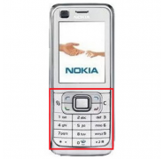 Teclado Nokia 6120c Blanco