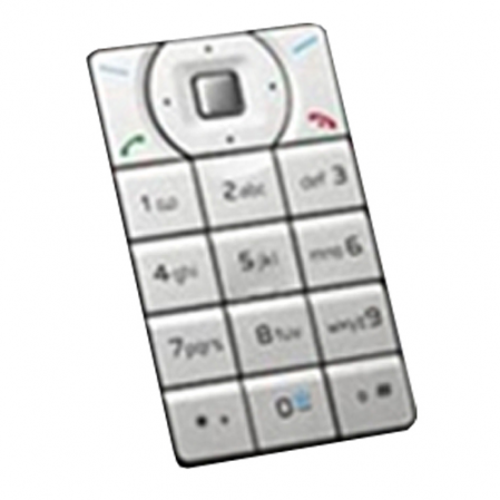 Teclado Nokia 6170 plata