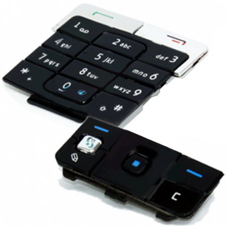 Teclado  nokia 6260 negro