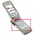 Teclado Nokia 6260 Plata