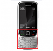 Teclado Nokia 6303c Acero