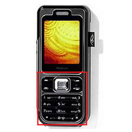 Teclado Nokia 7360 Coffee