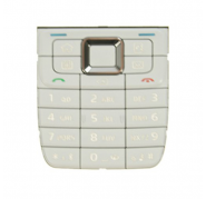 Teclado Nokia e51 gris plata