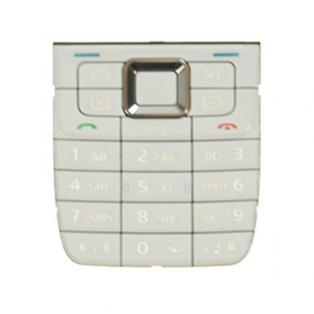 Teclado Nokia e51 gris plata
