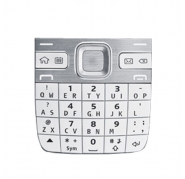 Teclado Nokia e55 blanco - plata
