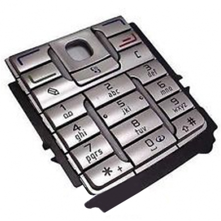 Teclado Nokia E60 plata