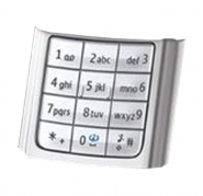Teclado Nokia E65 Inferior Plata