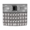 Teclado Nokia e72 plata