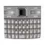 Teclado Nokia e72 plata