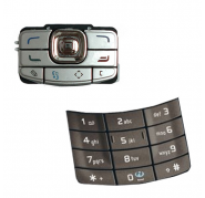 Teclado Nokia N80 Plata
