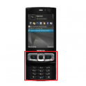 Teclado Nokia N95 Negro/Plata Exterior e Interior