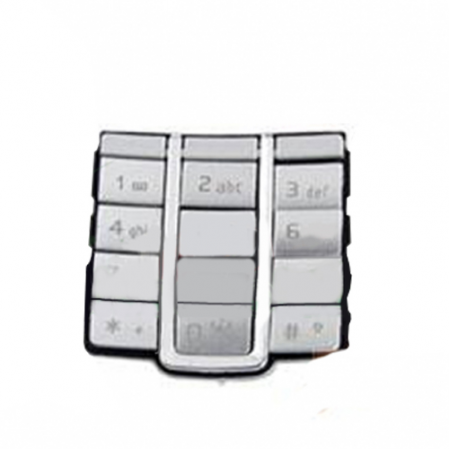 Teclado Parte Inferior Nokia 6280 Plata