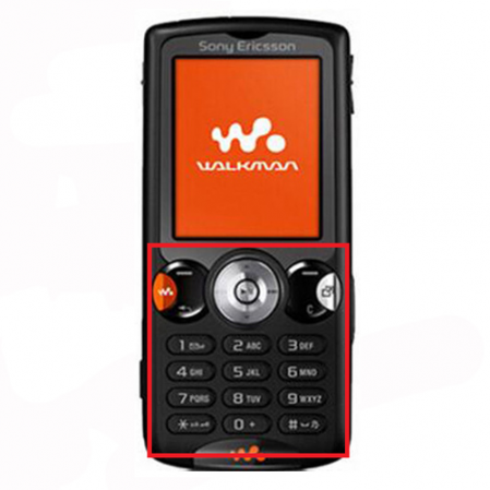 Teclado Sonyericsson W810 Negro