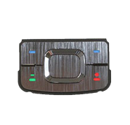 Teclado superior nokia 6500 slide cromado