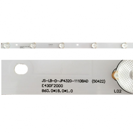 Tira 11 Led NEVIR NVR-7406-43HD-N JS-LB-D-JP4320-111DBAD