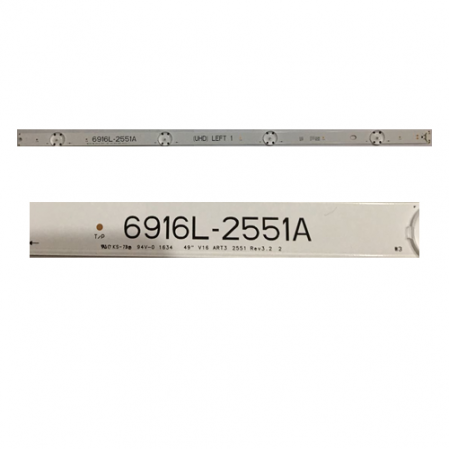 Tira 4 Led LG 49UH650V 6916L-2551A LEFT 1