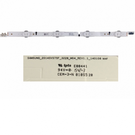 Tira 4 Led SAMSUNG UE75H6400AW CEM-3-N 010S5